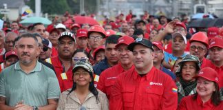 Trabajadores del sector petrolero se suman a la defensa de la patria