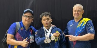 Dos medallas de oro conquista Venezuela en Suramericano de Pesas en Guayaquil