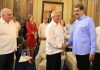 Maduro recibe a delegación del Partido Comunista de Cuba