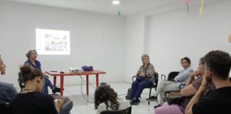 Segunda clase del Taller de Teatro Comunitario