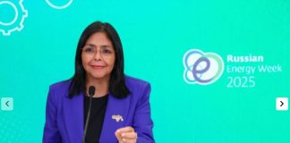 Delcy Rodríguez - Energía de Rusia 2025