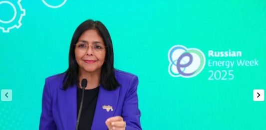 Delcy Rodríguez - Energía de Rusia 2025