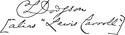 Firma Lewis Carroll