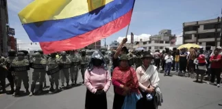 paro nacional en Ecuador