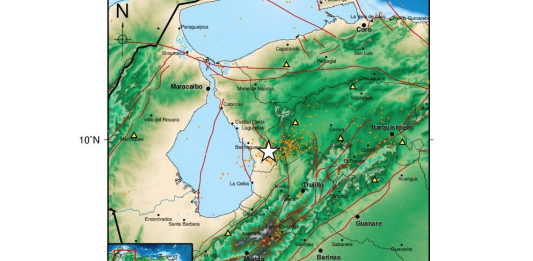 Sismo en el oeste de Venezuela