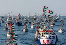 Tripulación de la Flotilla Global Sumud