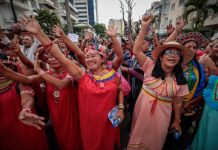 marcha por el Día de la Resistencia Indígena 3