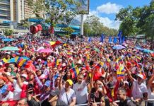 Pueblo venezolano se moviliza en Gran Marcha por la Paz y en Rechazo a la Guerra