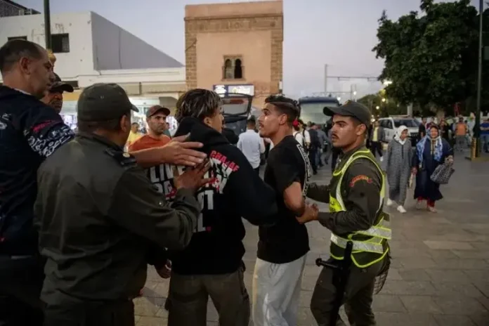 protestas juveniles en Marruecos