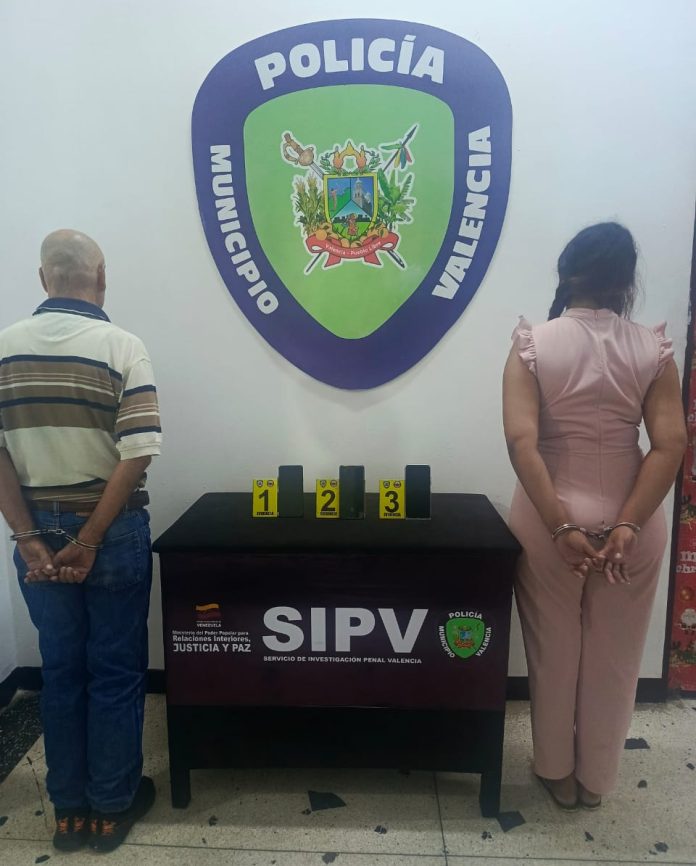 Un hombre y una mujer aprehendidos