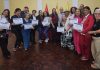 entregó certificados