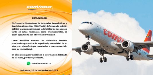 Vuelos de Conviasa