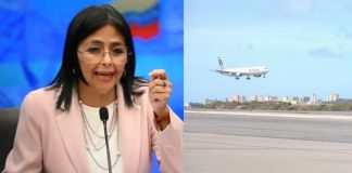 Delcy Rodríguez denuncia presión de EEUU a aerolíneas