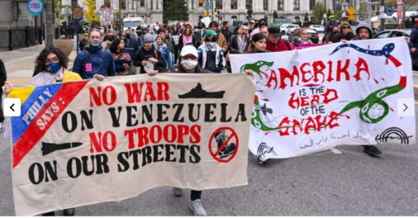 manifestaciones en apoyo a Venezuela-No war on Venezuela 4