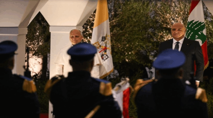 Papa León XIV llega a Líbano Papa León XIV llega a Líbano