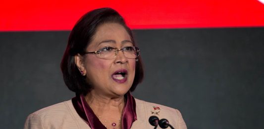 Primera ministra de Trinidad y Tobago Kamla Persad-Bissessar
