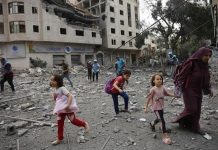 estudiantes palestinos