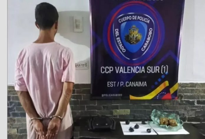 sujeto con marihuana