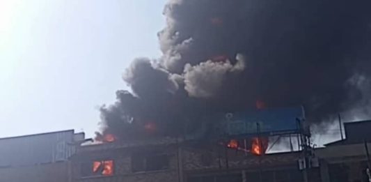 Tapicería se incendió