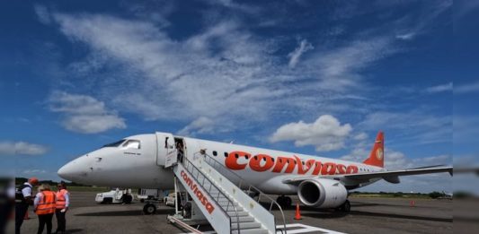 Ruta aérea de Conviasa