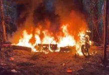 Nuevo campamento de minería ilegal