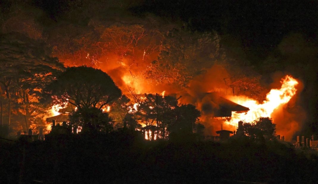Incendio en Japón