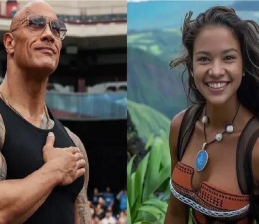 El acción real de Moana