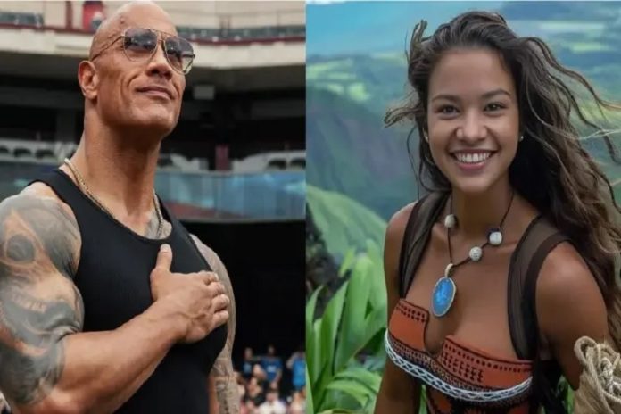 El acción real de Moana