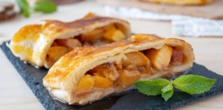 strudel de piña