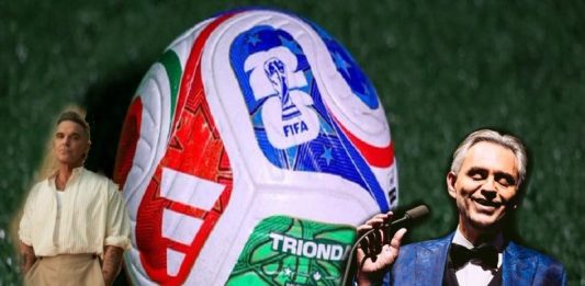 Andrea Bocelli y Robbie Williams