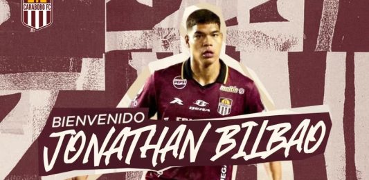 Jonathan Bilbao central peruano Carabobo FC
