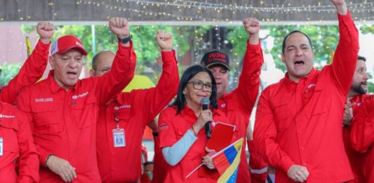 Delcy Rodríguez afirma que si EEUU quiere petróleo y gas de Venezuela tiene que pagar
