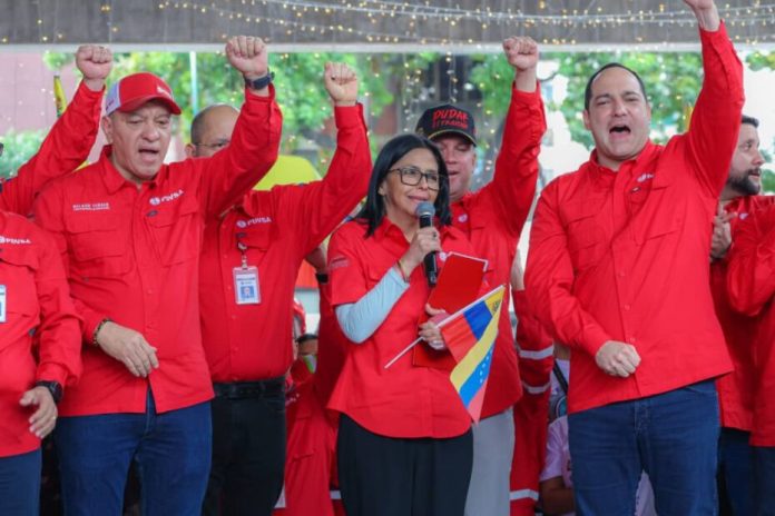 Delcy Rodríguez afirma que si EEUU quiere petróleo y gas de Venezuela tiene que pagar Delcy Rodríguez afirma que si EEUU quiere petróleo y gas de Venezuela tiene que pagar
