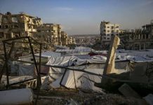 Lluvias agravan sufrimiento de los desplazados en Gaza