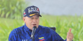 Ministro Diosdado Cabello afirma que el pueblo venezolano "lo que va es pa' lante, unido y resteado”