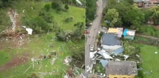 Tornado en Brasil