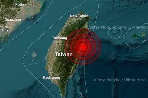 taiwan Sismo en Taiwán
