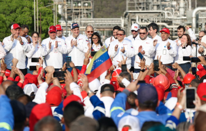 Delcy Rodríguez-PDVSA-producción Delcy Rodríguez-PDVSA-producción