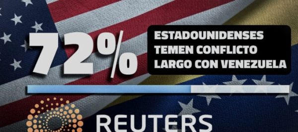 Encuesta Reuters/Ipsos: 72% de estadounidenses temen involucrarse en un conflicto largo con Venezuela
