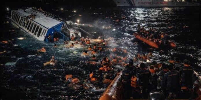 Filipinas muertos hundimiento ferri