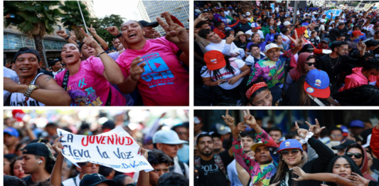 marcha de la juventud venezolana