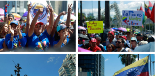 En fotos gran marcha de los movimientos sociales venezolanos