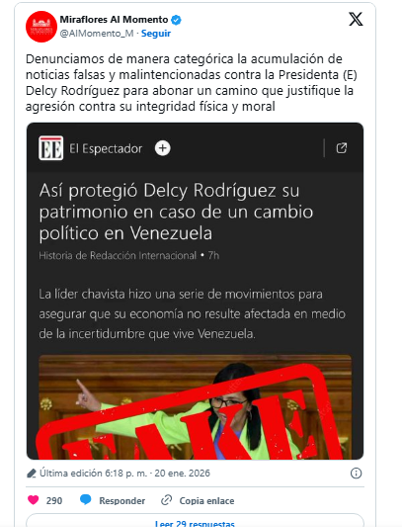 fake news delcy 