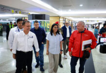 Delcy supervisó obras infraestructura