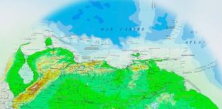 Mapa original de Venezuela