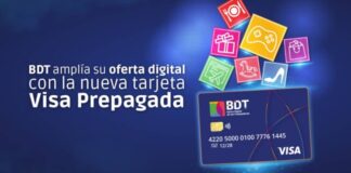 Tarjeta Visa Prepagada del BDT