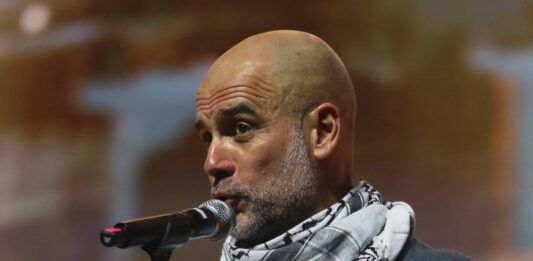 El técnico Pep Guardiola