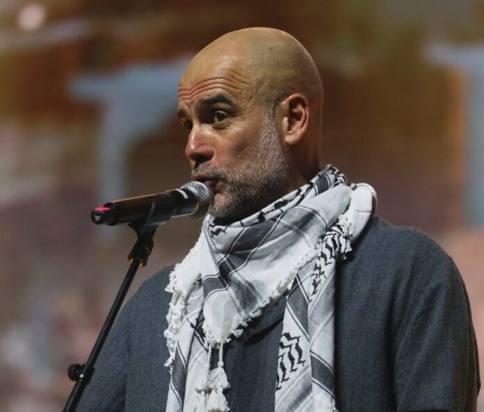 El técnico Pep Guardiola