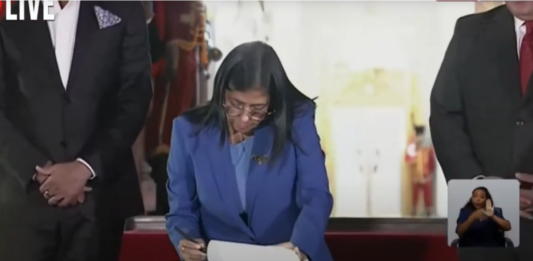 Delcy Rodríguez promulga Ley