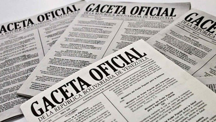 Gaceta Oficial Ley Gaceta Oficial Ley